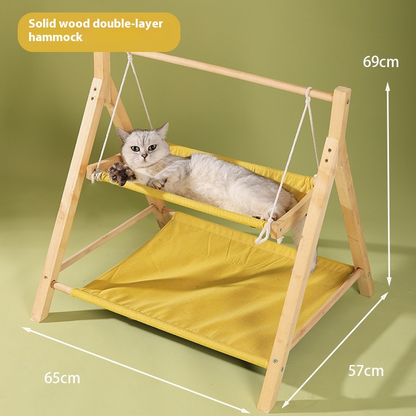 Pet Cat Hammock Double-layer