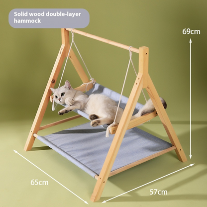 Pet Cat Hammock Double-layer