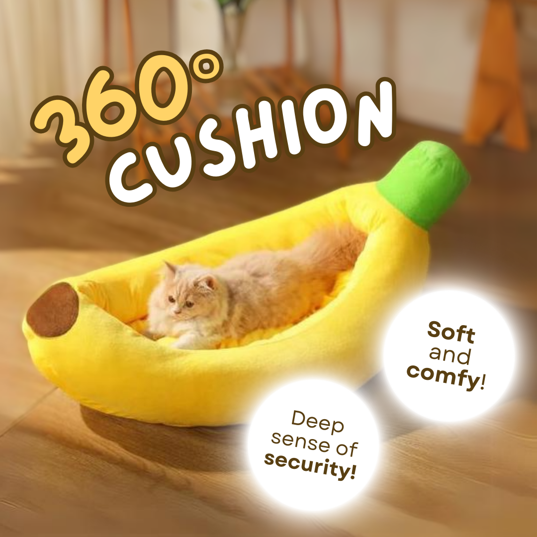 Bananenbett für Katzen