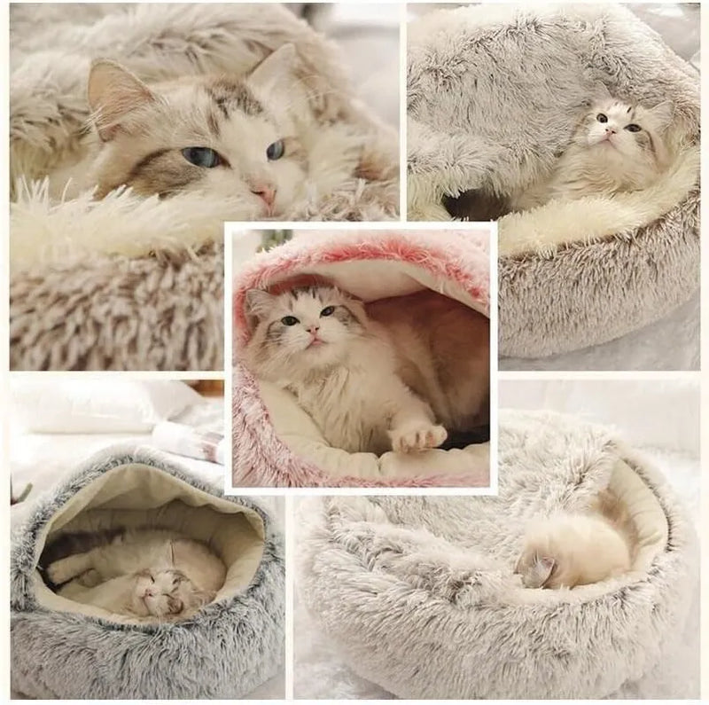 High Quality Soft Plush Cat Bed