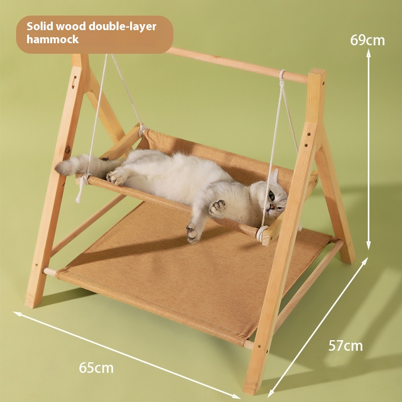 Pet Cat Hammock Double-layer