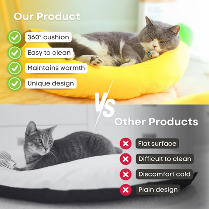 Cat Banana Bed