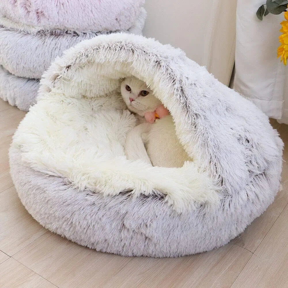 High Quality Soft Plush Cat Bed