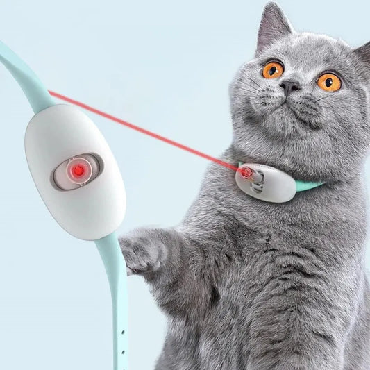 🐾 Laser Collar Cat Teaser Toy